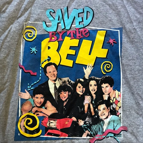 Saved By the Bell Gray T-Shirt, Size 3X - Picture 4 of 4